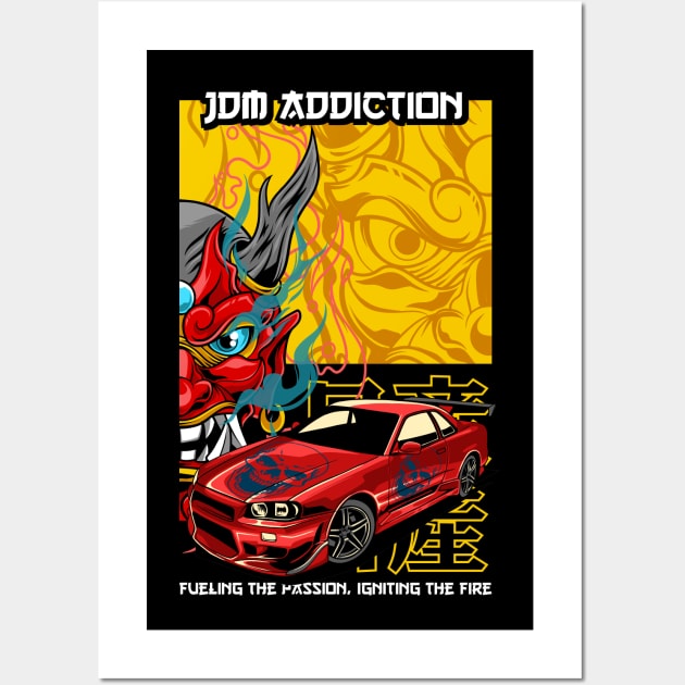 JDM Addiction Wall Art by Harrisaputra